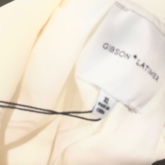 Feather Cuff Accents Gibson Latimer NWT Cream/white Evening Women’s Jack… - Picture 10 of 13